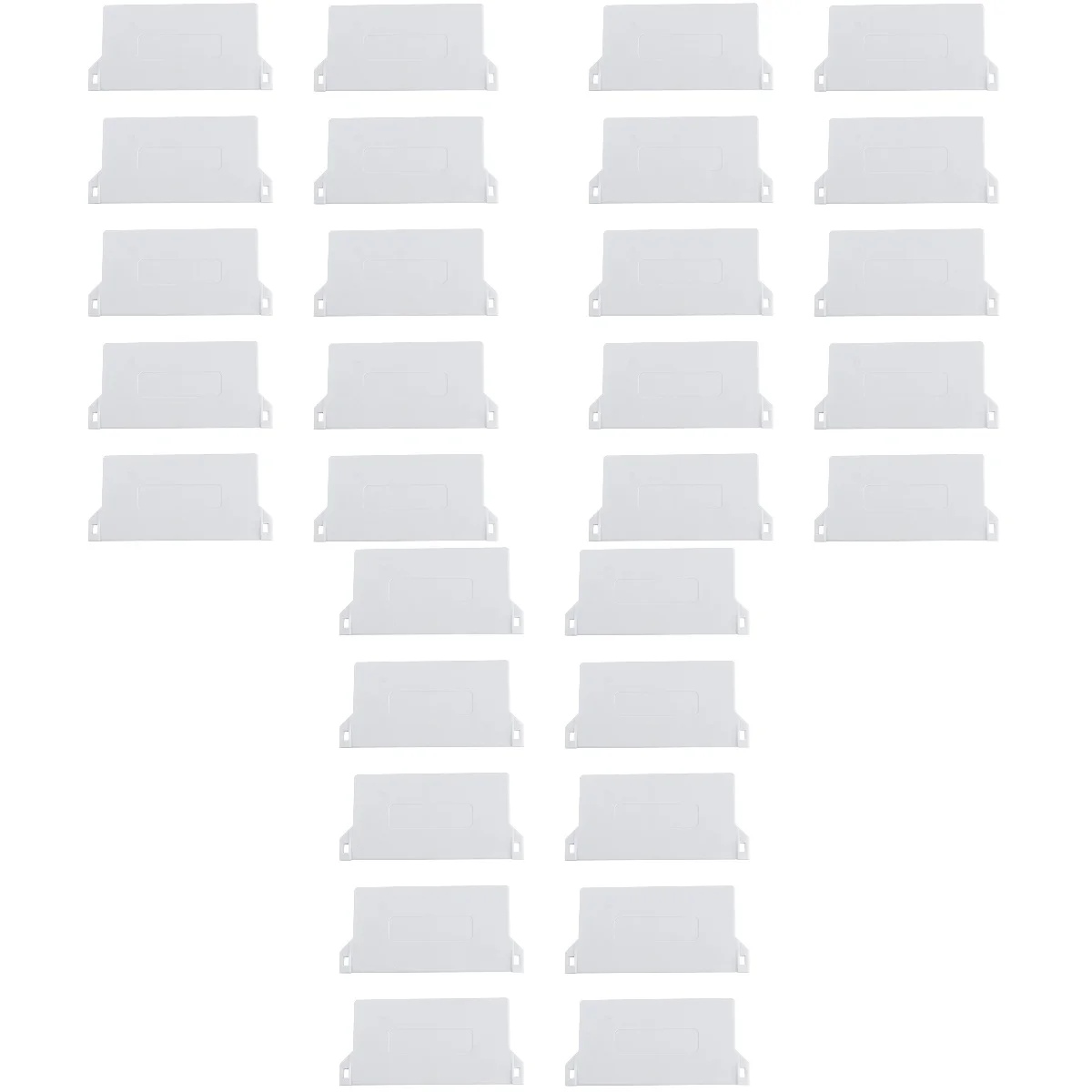 

30 PCS 89mm Plastic Bottom Plate for Vertical Blind Portable Bottom Weights Slats Vertical Blind Fittings Roller Accessories