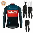 2022 GCN зимняя одежда для велоспорта, мужская одежда с длинным рукавом, комбинезон для горных велосипедов, новая Теплая Флисовая велосипедная одежда, комплект из Джерси для велоспорта