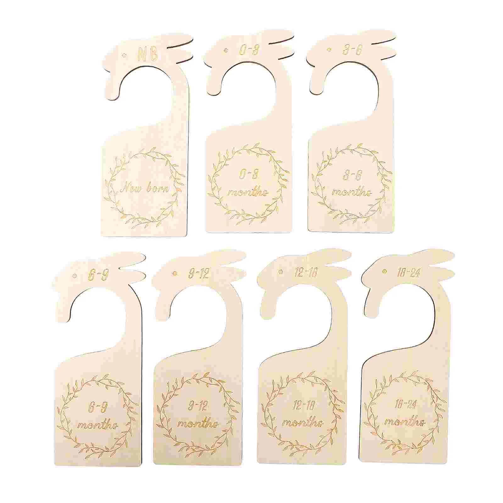 

7pcs Baby Clothes Size Dividers Nursery Closet Dividers Wardrobe Organizer