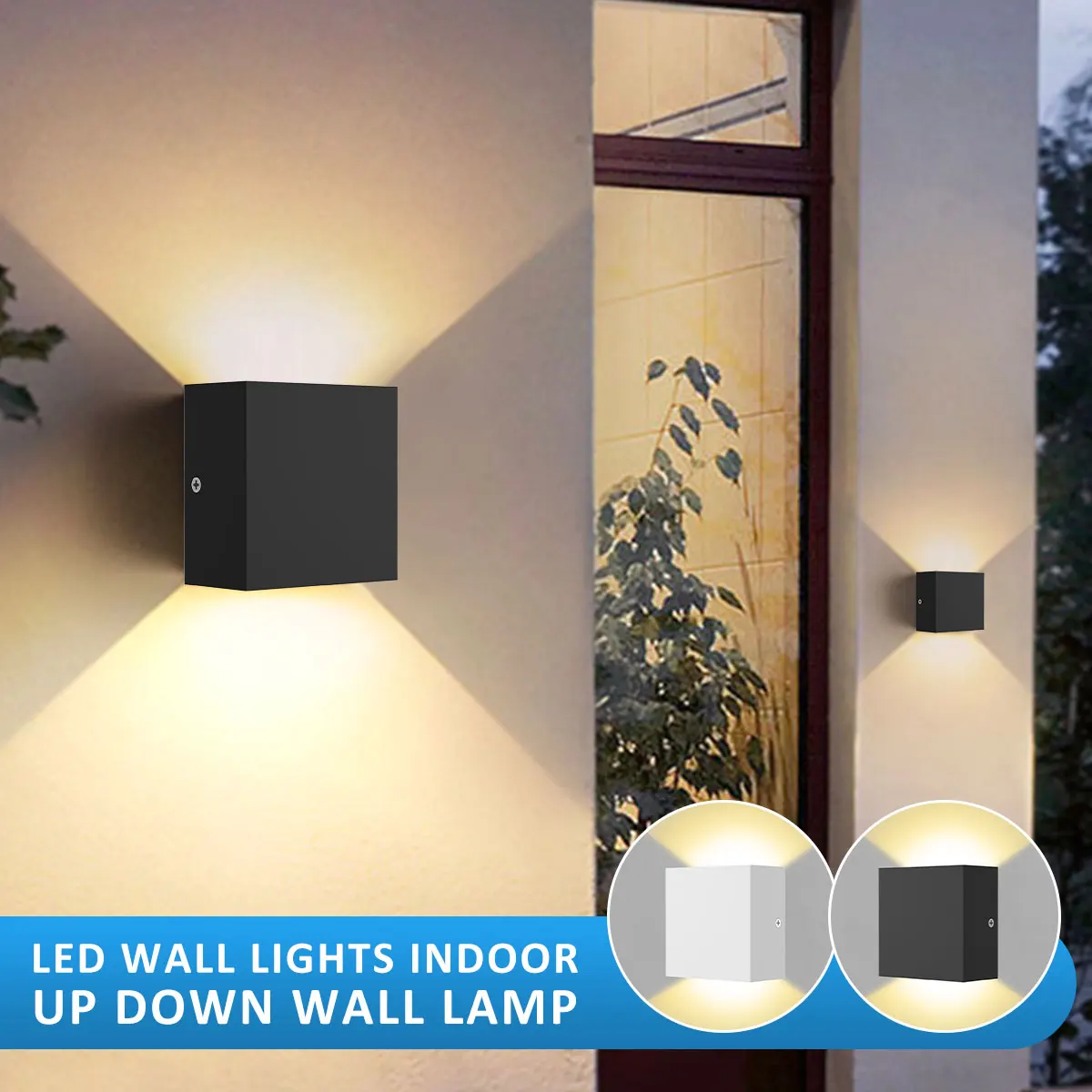 

Aluminum Bedside Lamp LED Wall Light Modern Wall Sconce Light Corridor Light White/Warm Light for Indoor Bedroom Living Room