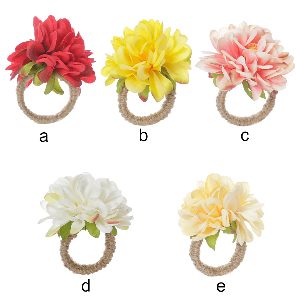 

Искусственные разноцветные декоративные кольца для ресторана, фестиваля, Рождества, 6 шт.