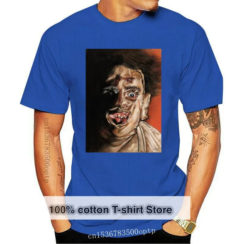 

New Helloween Horror Texas Chainsaw Massacre Man T Shirt Vintage Purified Cotton Short Sleeved Tops Round Neck T-Shirts Clothes