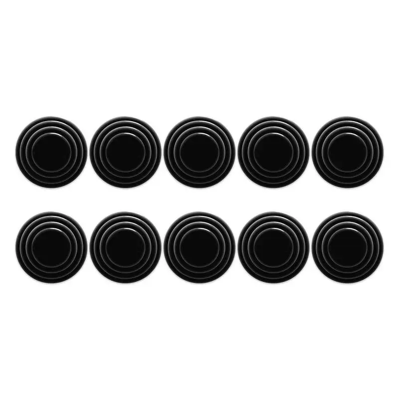 

Automobile Gasket Car Door Reduce Vibration Rubber Pad 10 PCS Firmly Vehicle Anti-shock Round Silicone Mat 1.10 inch Protect