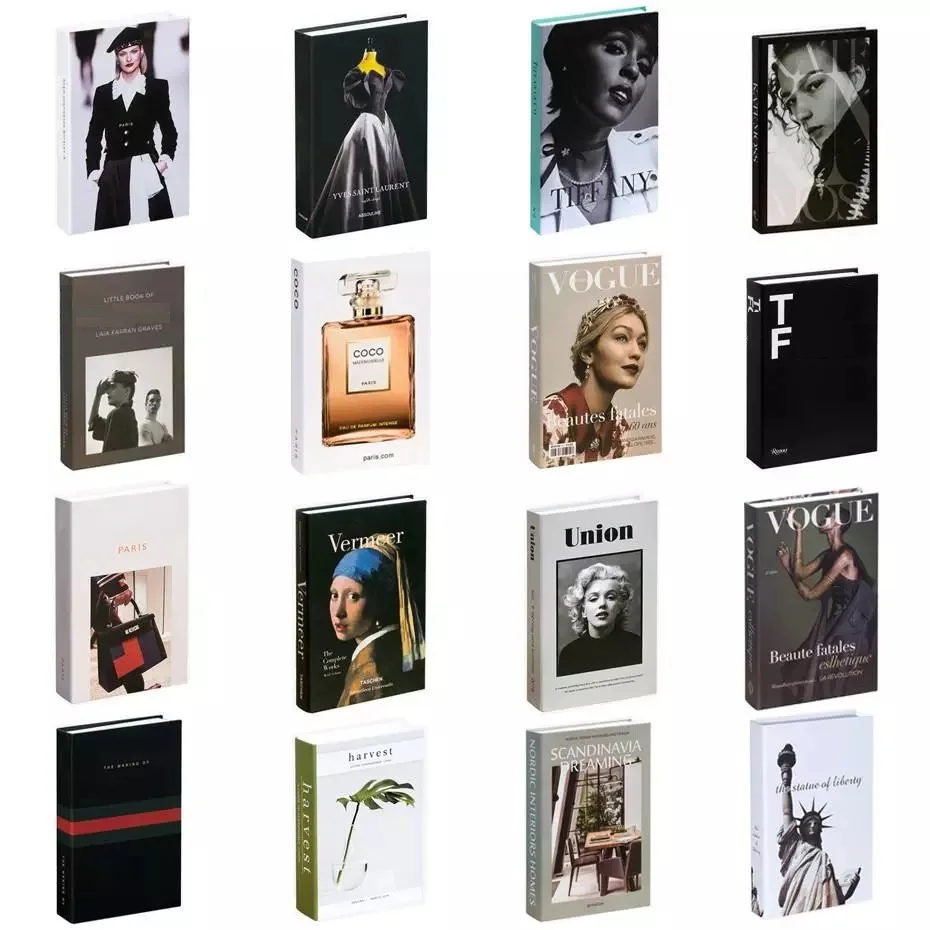 

Modern Fashion Book Decoration Home Decor Model Room Study Soft Fake Book Decor