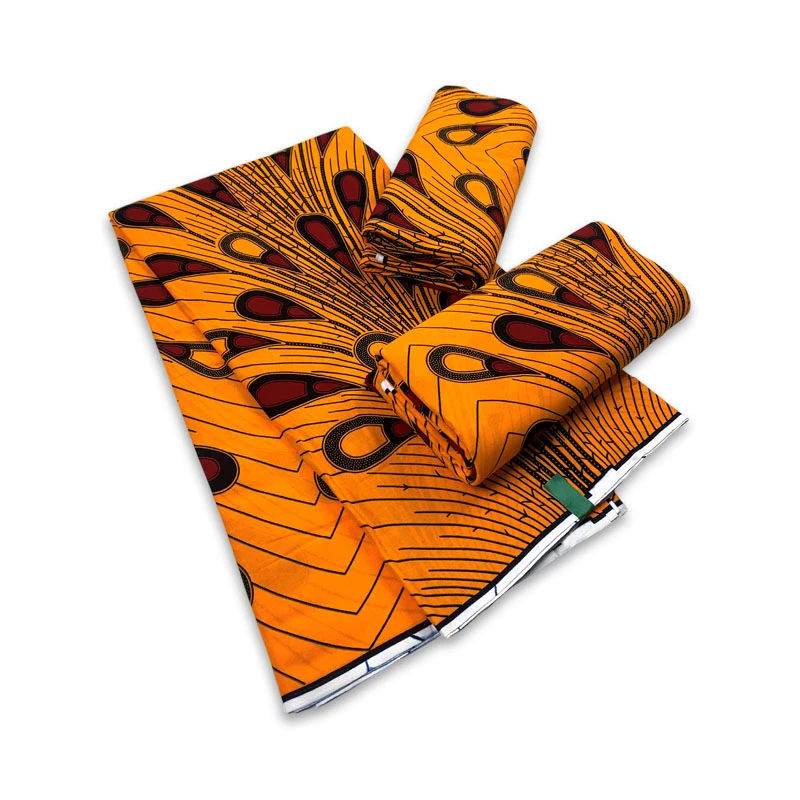 Новейшая ткань премиум-класса с африканским восковым принтом Батик Анкара 6