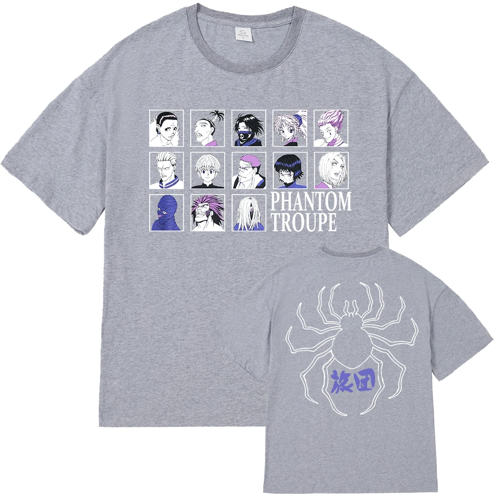 Футболка Унисекс Большого Размера В Стиле Аниме Hunter X С Принтом Hisoka Chrollo Fanatic Group
