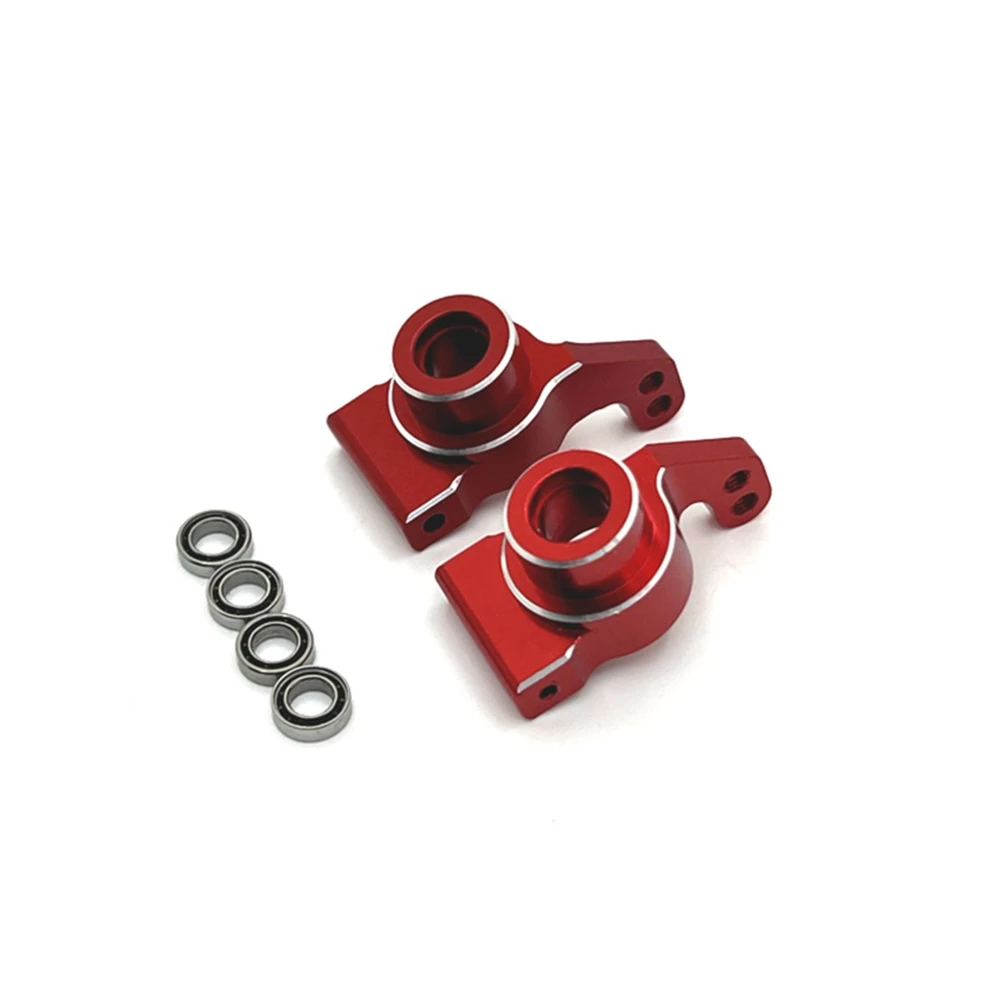 RC Car Upgrade Rear Cup Bearings Set for C8803 WLtoys 1/14 144016 1/12 124016 RIaarIo XDKJ-001 Red