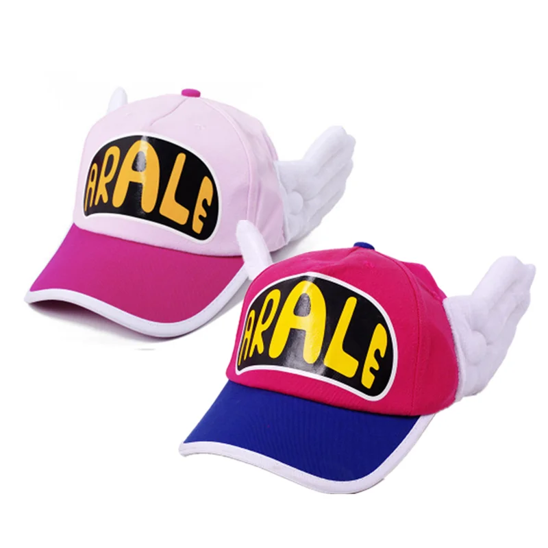 Аниме милая подсветка Dr.Slump Косплей Arale Cap Sweet Angel Wings шляпы Хлопковые бейсболки