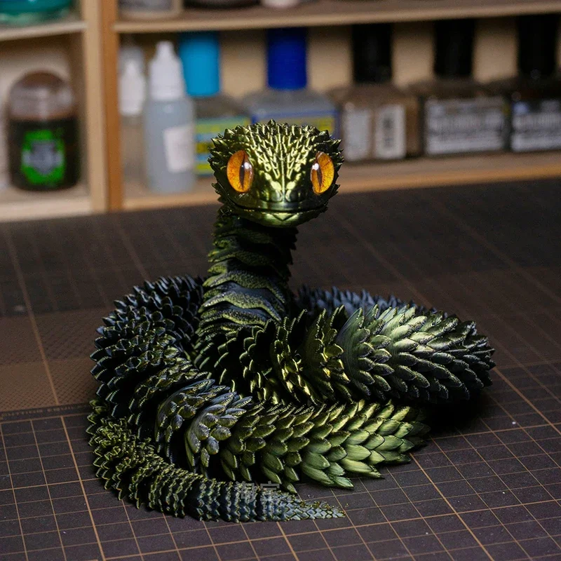 

Пластиковая 3D-печатная вращающаяся змея