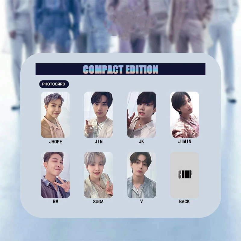 

7 шт./компл. оптовая продажа открыток Kpop Bangtan Boys, новый альбом, карточка ЛОМО, фотопечать, открытки, постеры, картины, поклонники, подарки, колл...