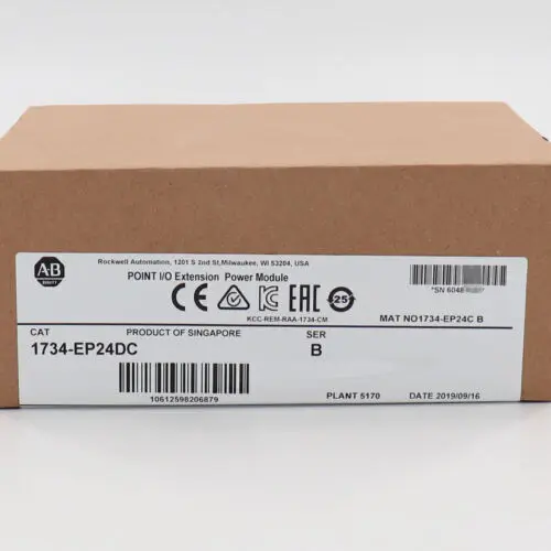 

Новый завод Allen Bradley герметичный 1734-EP24DC /B POINT I/O 24VDC 1734EP24DC