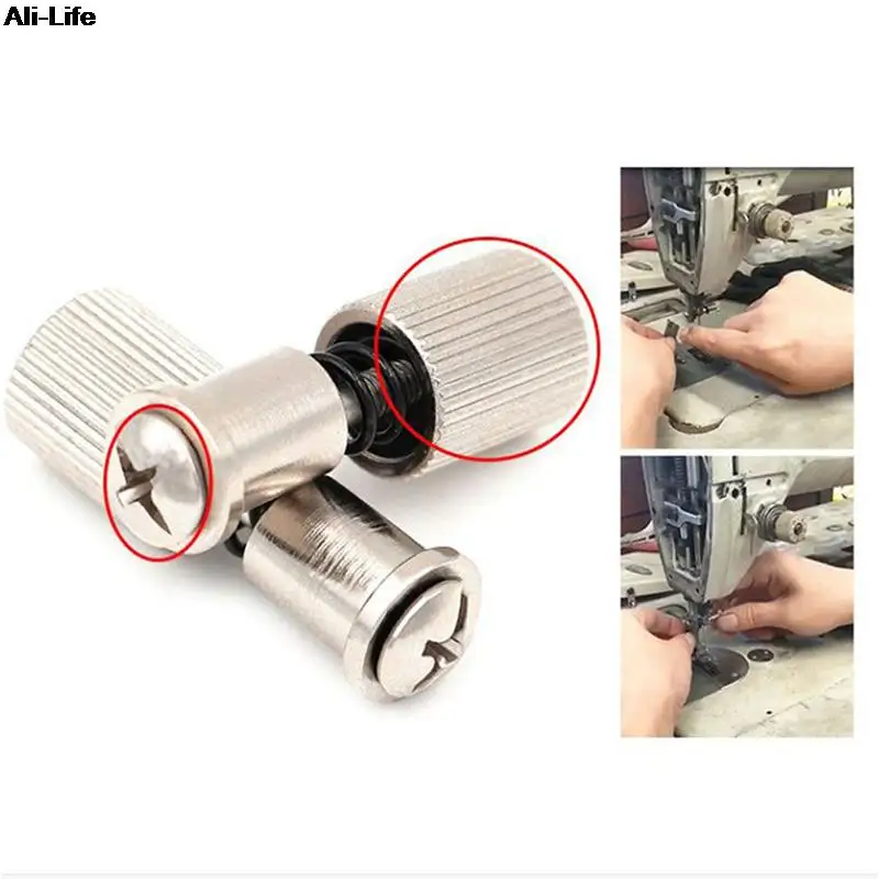 

1/4PCS Sewing Machine Universal Flat Presser Foot Quickly Change Screw Clamp Spring Easy Feet Holder Industrial Sew Machine Part