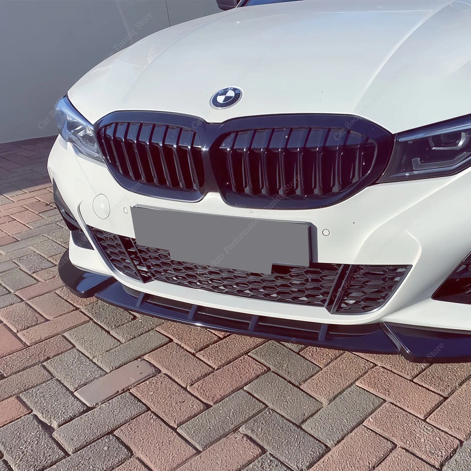 Передний бампер сплиттер спойлер диффузор для BMW G20 G21 330d 330i 330e M340i M340d M Sport 2019-2022