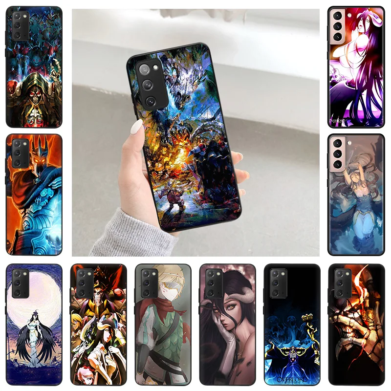 

Luxury Cartoon Overlord Silicone Phone Case for Samsung S22 A53 S21 FE S20 Ultra Thin Galaxy S10 S9 S8 Plus S7 Soft Matte Cover