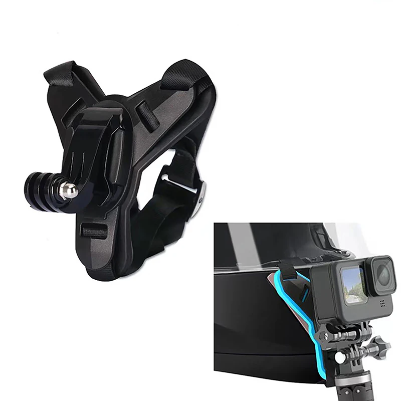 

Подбородок для велосипедного мотоциклетного шлема, держатель для спортивной экшн-камеры GoPro Hero, подставка для мотоцикла, аксессуары для GOPRO