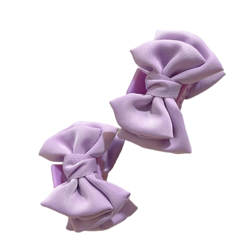 A0NF Балетный бант Опрятный 2000-е годы Заколка для волос с когтями сбоку Принцесса