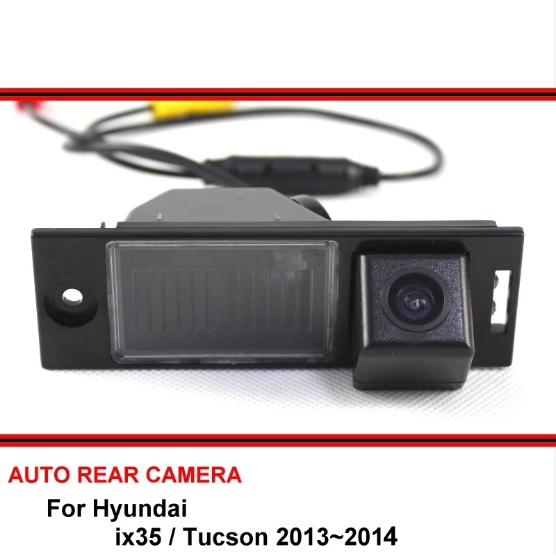

Для Hyundai ix35 Tucson 2013 2014 Ночное Видение Автомобильный задний вид резервная парковочная Водонепроницаемая камера заднего вида HD CCD