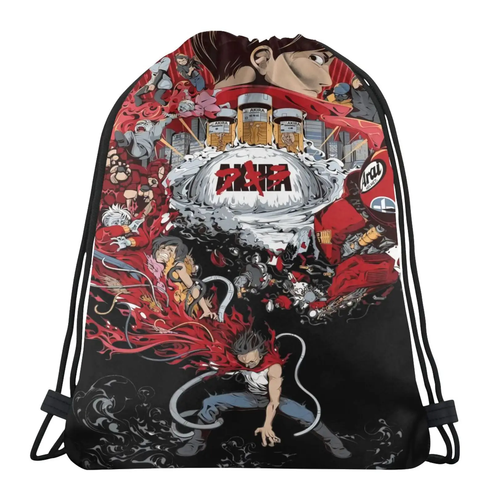 

Akira 1988 V5 Japanese Comics Otomo Bag Canvas Backpack School Shoe Bag Canvas Bag Rope Bag Ball Pocket Bucket Bag Canvas Bags