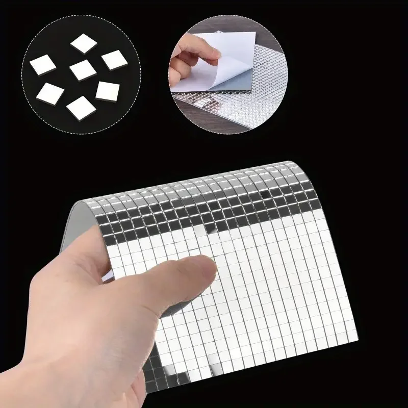 1 шт. домашняя декоративная зеркальная поверхность сделай сам мозаичная плитка