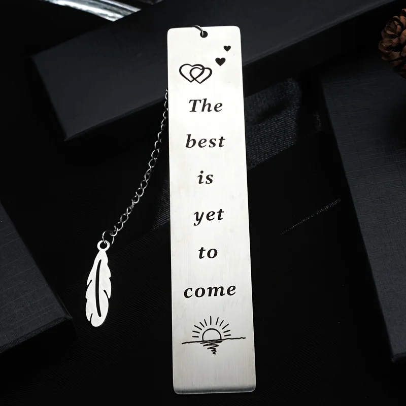 

1 Set Bookmark Gifts with Box for Christmas Day Male Female Friend Book Lover Teacher Birthday Wedding Appreciation Gift
