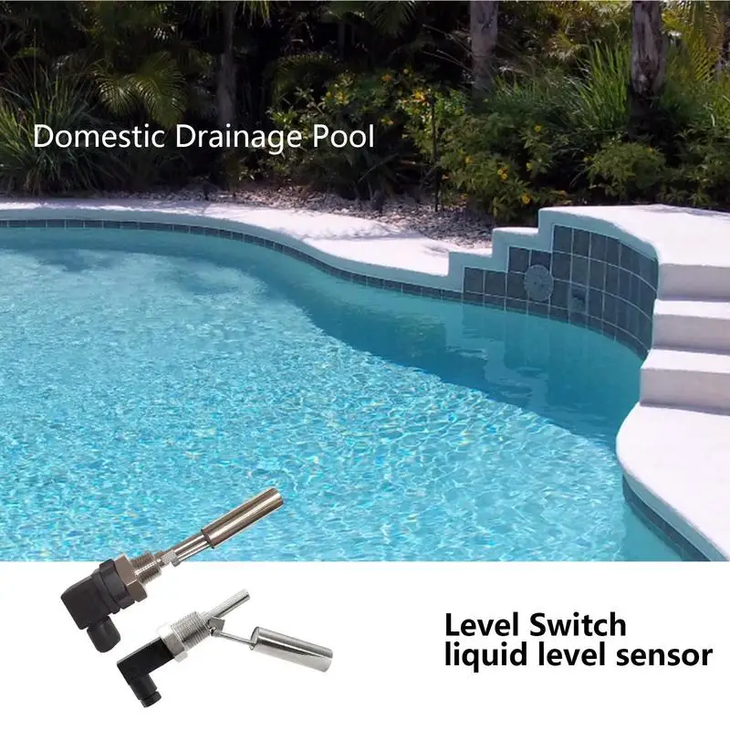 

Water Tank Float Switch Pool Water Level Controller Liquid Float Water Level Sensor Side Mount Float Switch Safe Stainless Steel