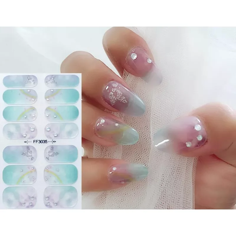 

NEW2023 Style Women Salon Decals Plain Stickers Nails Sticker Designer Nail Sticker Set Nail Accesoires Sticker For Nails