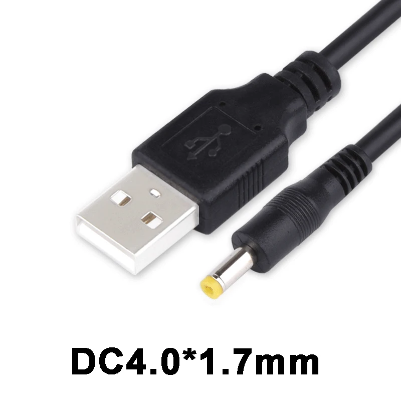 5V 2A DC4.0*1.7mm Charger Power Adapter Supply Cable for Xiaomi mibox 3S Android TV Box for Sony PSP 1000 2000 3000 1M Powe Line