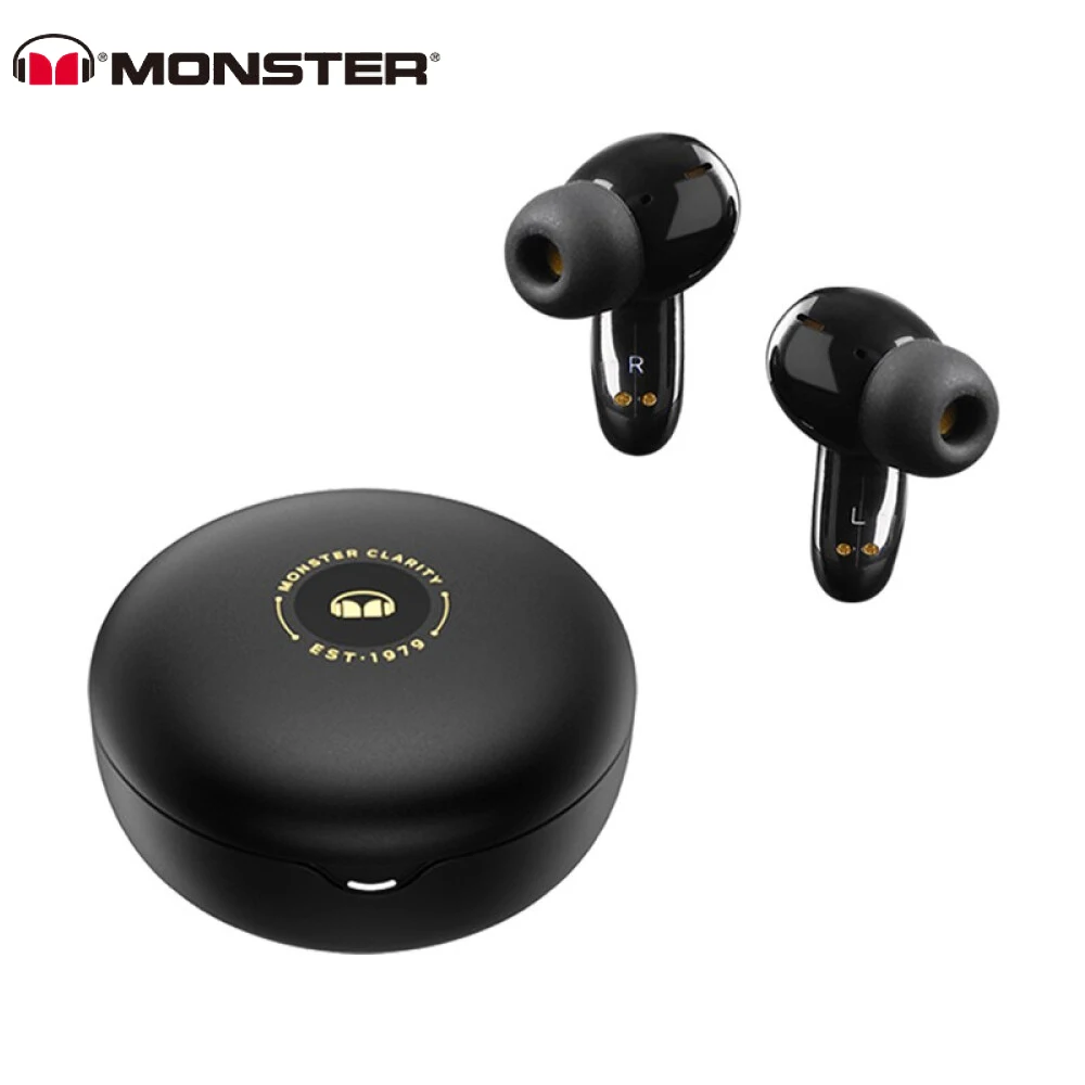 

Original Monster Clarity 108 ANC Wireless Earphones Active Noise Reduction TWS Bluetooth In-ear Headset,ENC Call,IPX4 Waterproof