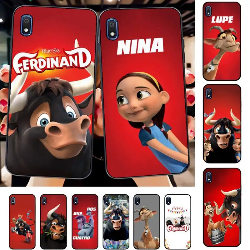 

Disney Ferdinand Phone Case for Samsung A51 01 50 71 21S 70 31 40 30 10 20 S E 11 91 A7 A8 2018