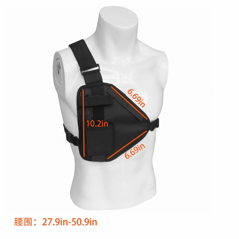 Multifunction Tactical Shoulder Bag Concealed Walkie Talkie Call Machine Bag Men Pack Anti-theft Chest Bag Hunting