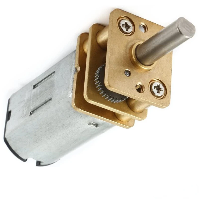 Двигатель постоянного тока JM N30 для самостоятельной сборки, редуктор металлической коробки передач, электродвигатель-редуктор с блокировкой отпечатков пальцев, привод скорости нагрузки, мотор 6 в, 12 В