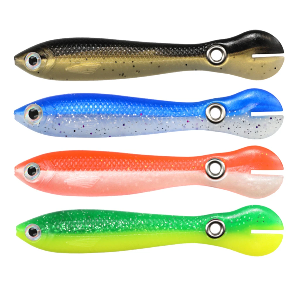 

4/8Pcs 10cm Silicone Soft Bait Bionic Loach Fishing Lures Sinking Artificial Soft Baits Wobbler for Fishing Artificial Swimbaits