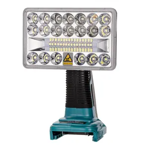 5 inch 1000Mah 14.4-18V  LED Flashlight Spotlight Outdoor Work Lighting For Makita BL1430 BL1830 Blue