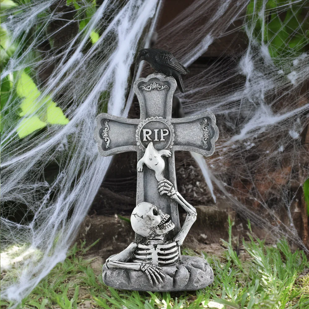 2024 Специальные Камни На Хэллоуин Дымчатые Мемориальные Украшения Для Сада И