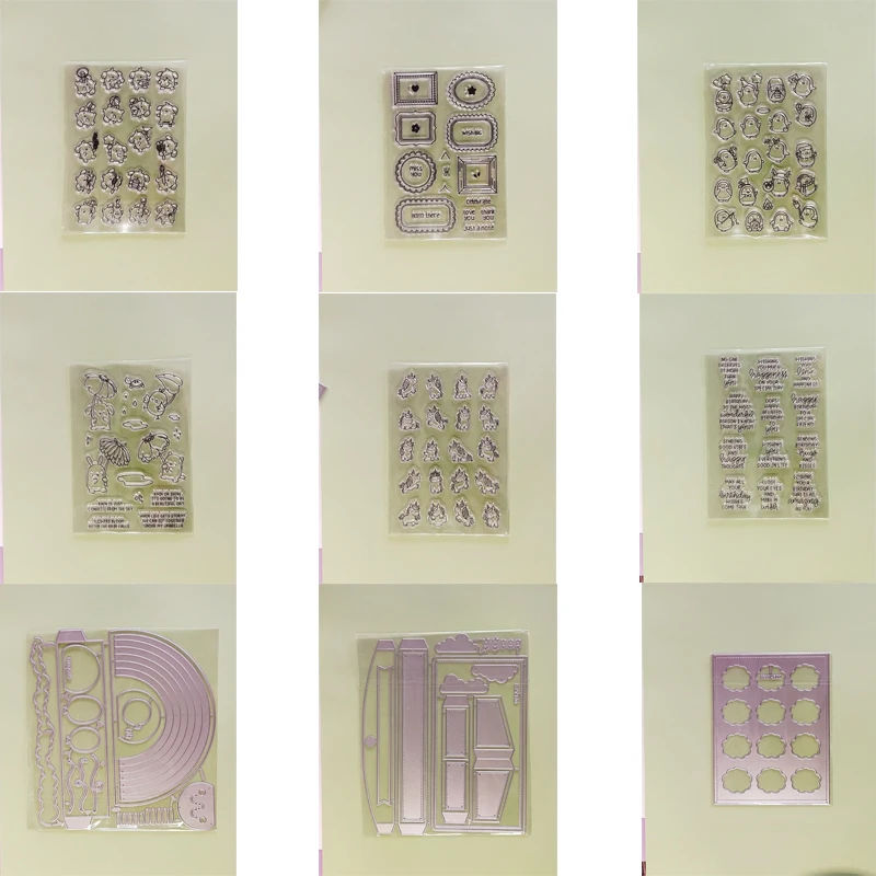 

New Metal Cutting Die and Coordinating Stamp for Scrapbooking Craft Die Cut Card Making Embossing Stencil