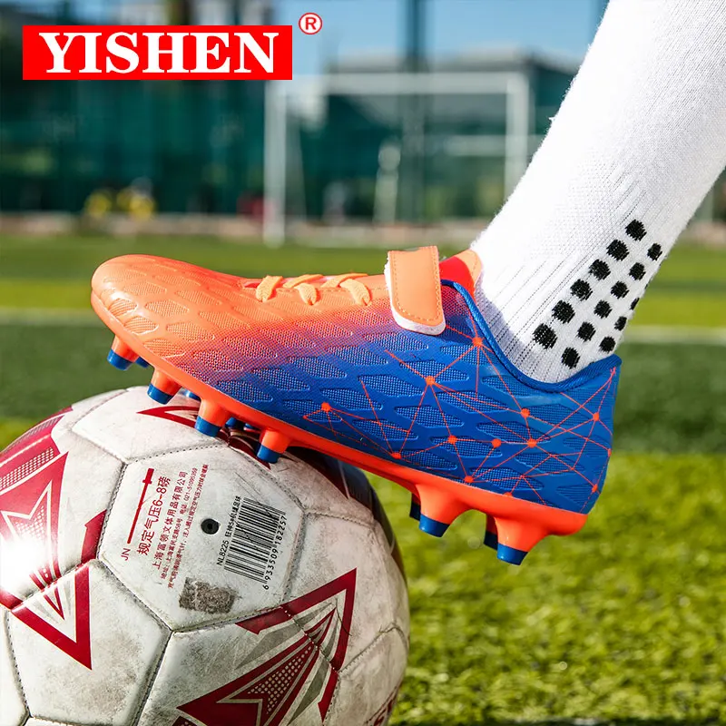 YISHEN Soccer Shoes Kids Boys Girls Students Cleats Training Shoes Football Boots Sport  Children's Sneakers Chaussures De Foot
