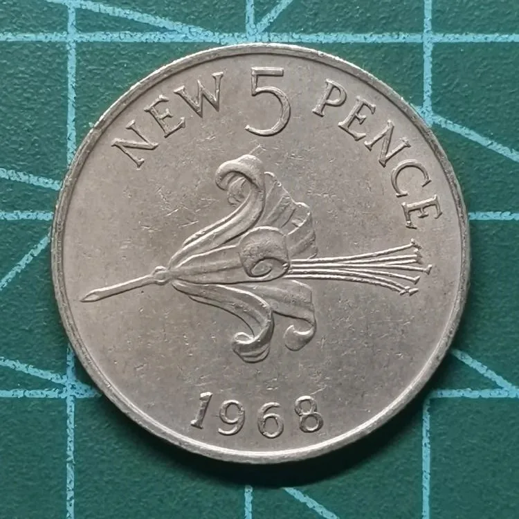 

Британская монета Guernsey 5, новая пеннесс, 100% оригинальная