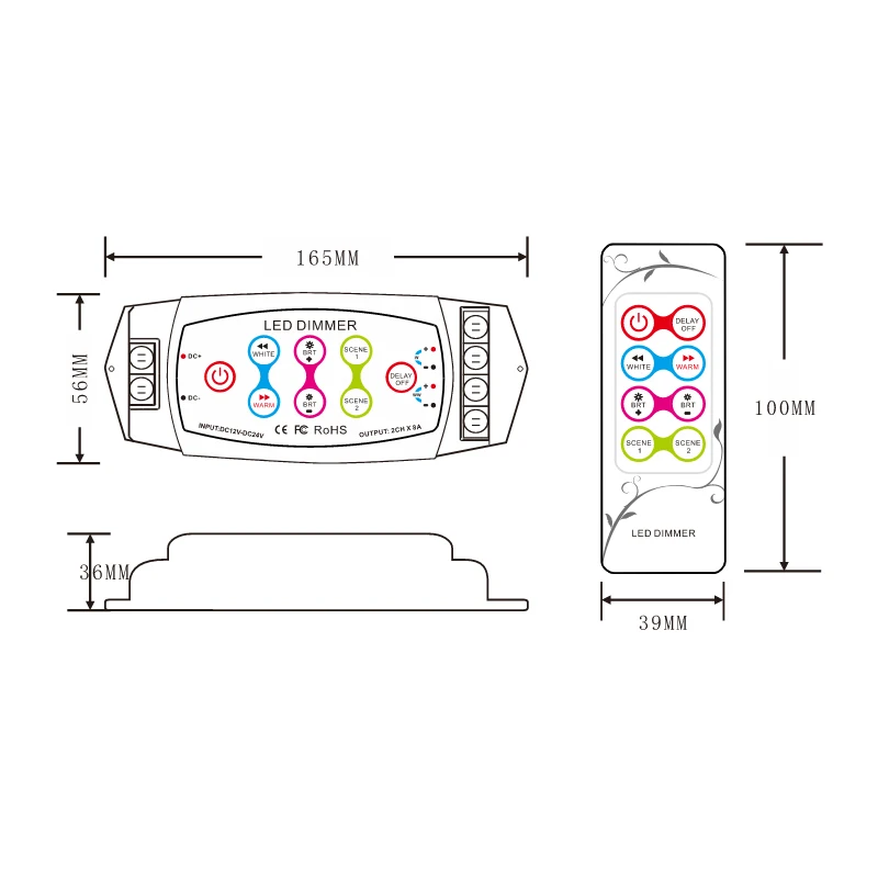 Фонарь с регулировкой яркости и светодиодных лент |