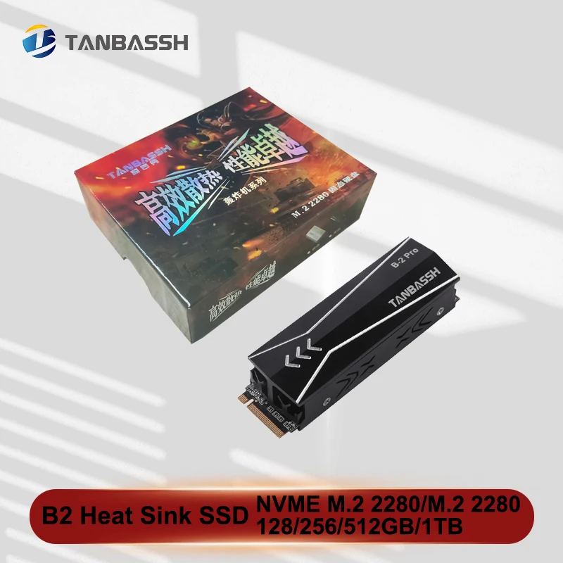 

Радиатор TANBASSH B2 NVEM M.2 2280 SSD 128 ГБ 256 ГБ 512 ГБ 1 ТБ твердотельный накопитель для ноутбука и настольного компьютера