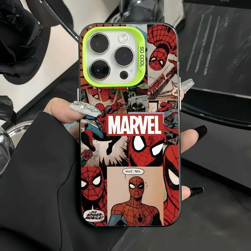 Marvel Spider Man Super Cool Phone Case for Oppo Reno12 Reno11 Reno10 Reno8 Reno7 Reno6 Reno5 Z F T Pro Plus 4G 5G Matte Cover