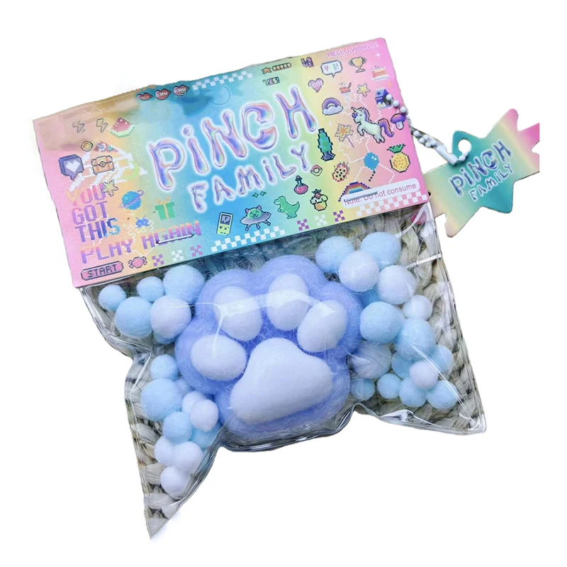 НОВАЯ игрушка-непоседа мини-мягкие игрушки кавайная плюшевая кошачья лапа