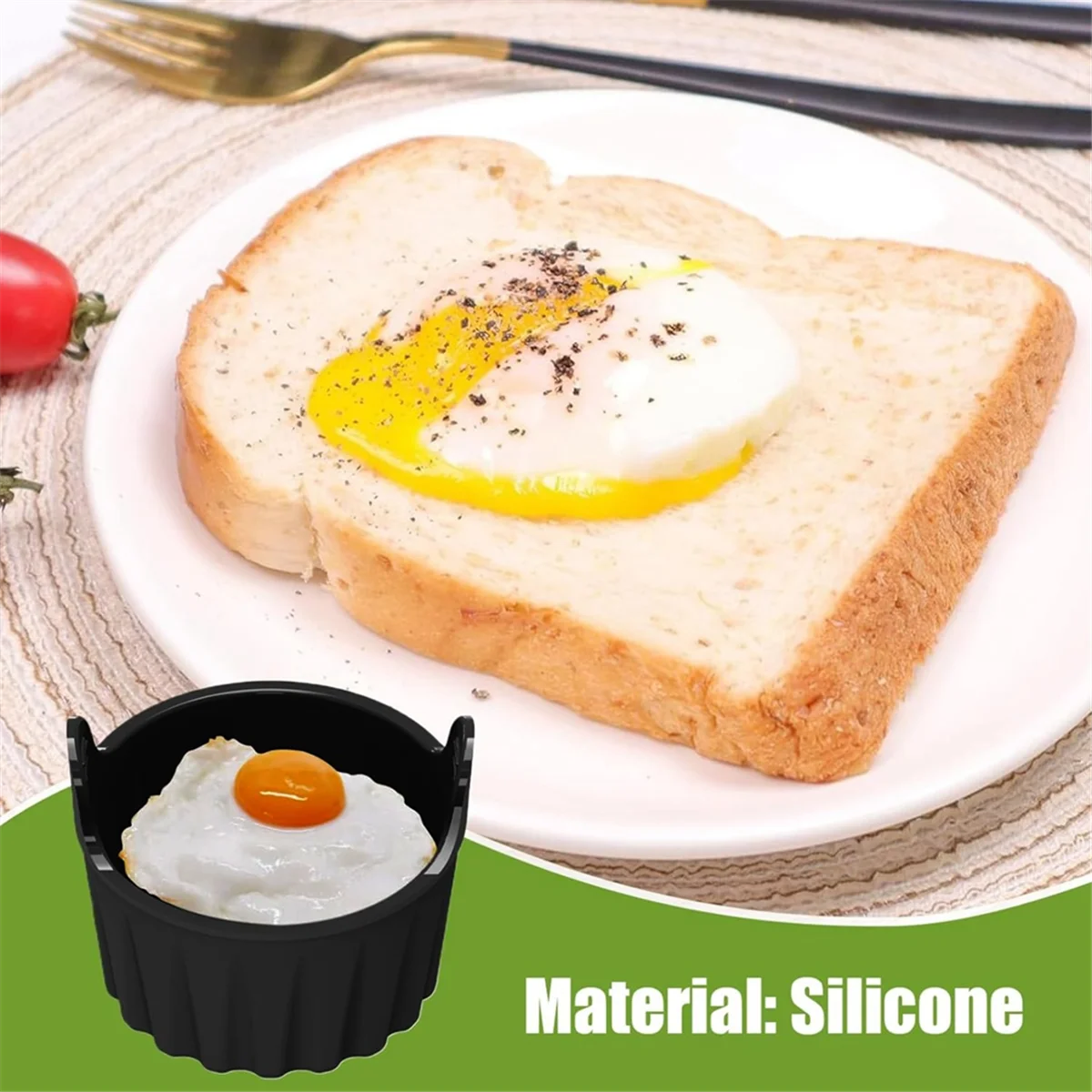 6 шт. силиконовые формочки для кексов микроволновки