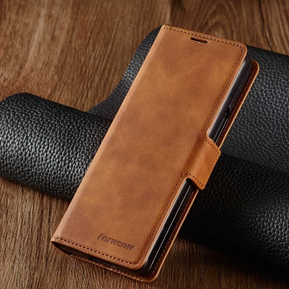 

Чехол-бумажник с откидной крышкой и отделением для карт для Samsung Galaxy Z Fold 4