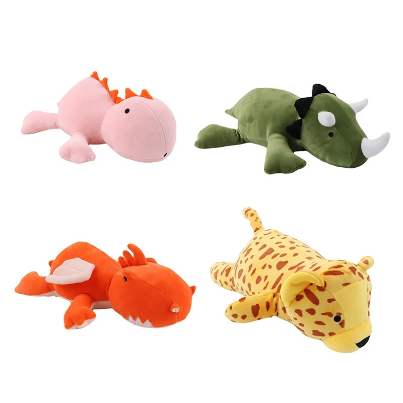 

38-60cm Giant Dinosaur Weighted Plush Toys Soft Stuffed Animals Plush Dinosaur Pillow Cushion Baby Accompany Doll Gift for Girls
