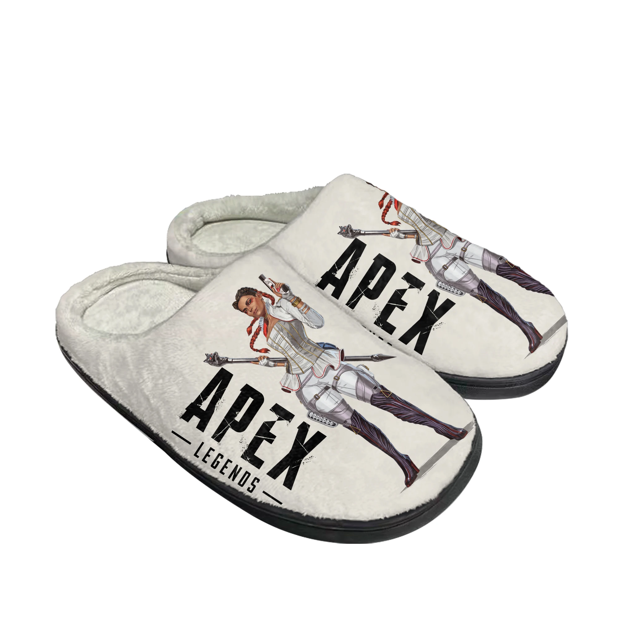 

Apex Legends Loba Home Cotton Slippers Hot Cartoon Game Mens Womens Plush Bedroom Casual Keep Warm Shoes Tailor Made Slipper