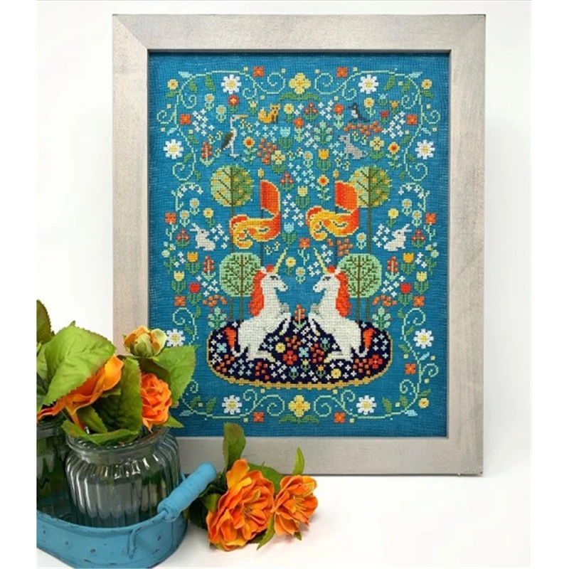 

XX 4520 For Needlework Kit NOT PRINTED Cross stich Painting Set Cross Stitch Kits Cross-stitch Embroidery Set Stitch Kits Cross