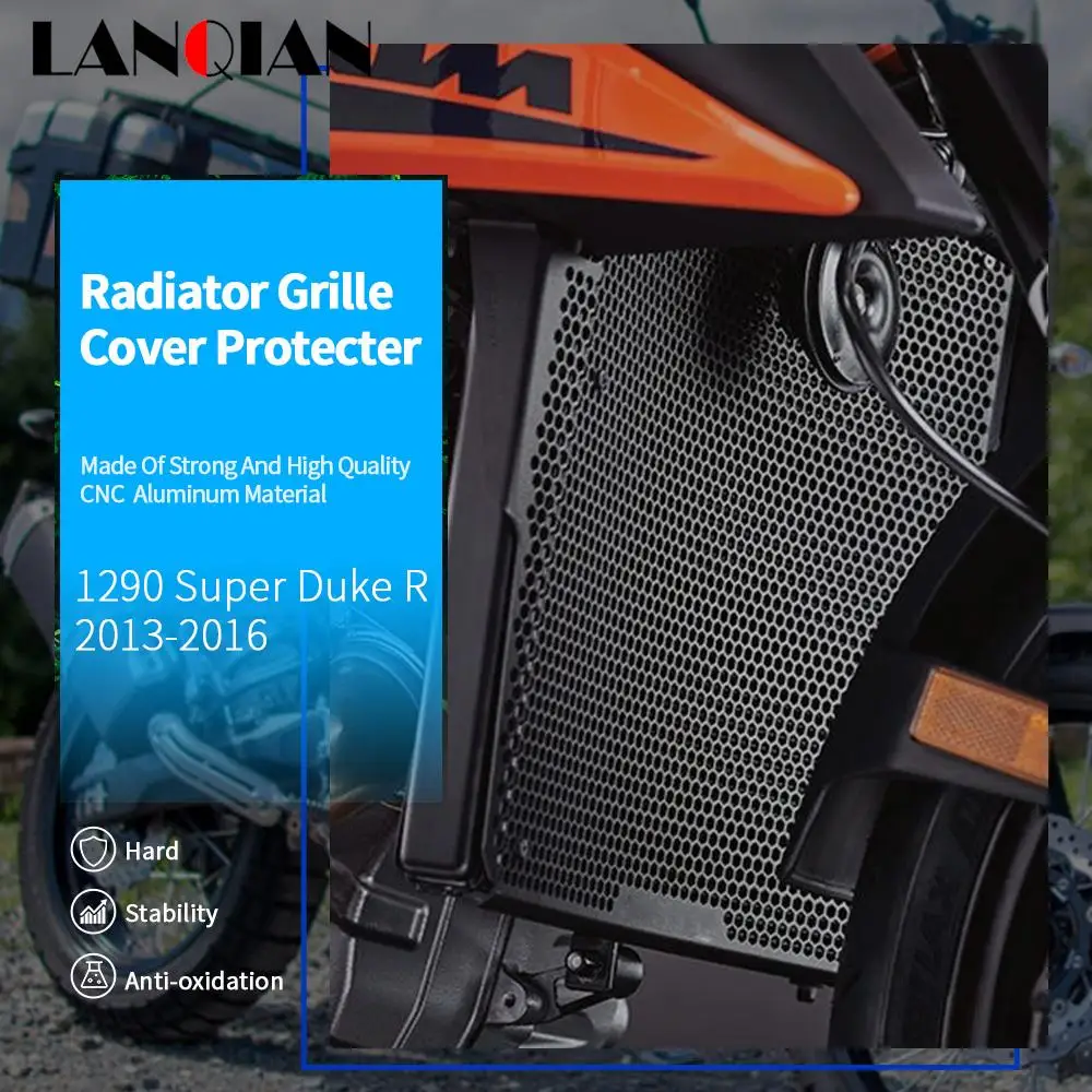 

Motorcycle Radiator Grille Guard Protector Grill Cover Protection For 1290 Super Duke R Radiator Guard 2013 2014 2015 2016