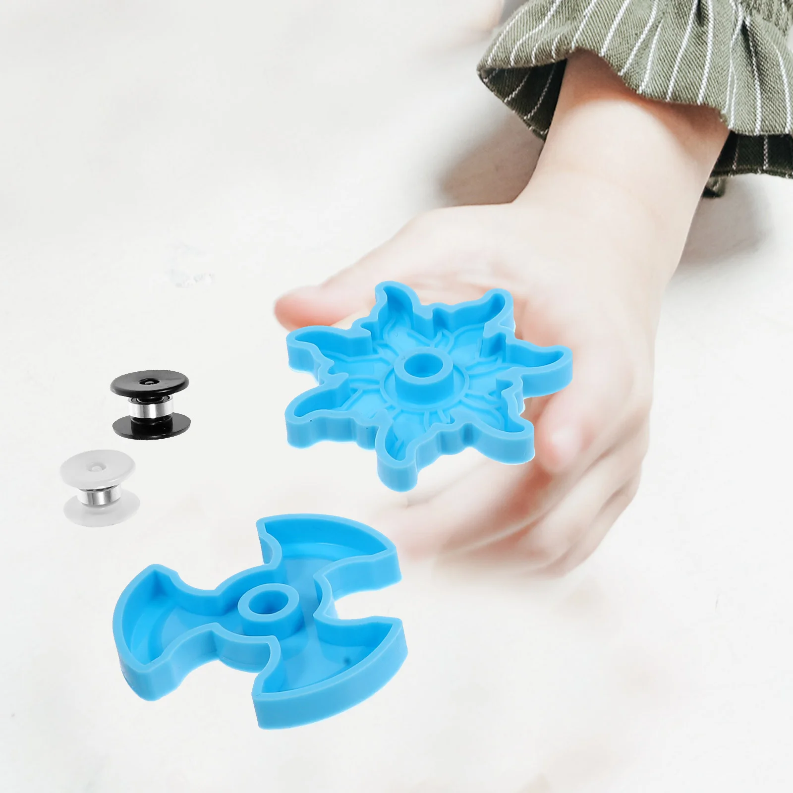 1 Set of Finger Gyro Molds with Gyro Bearings Reusable Silicone Gyro Molds Finger Gyro Making Molds