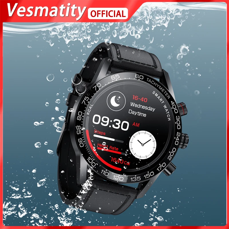 

Brand Original Men's Smart Watch Bluetooth5.0 Call Music Play Watch Offline Payment IP67 Waterproof Pedometer Fitness WristWatch