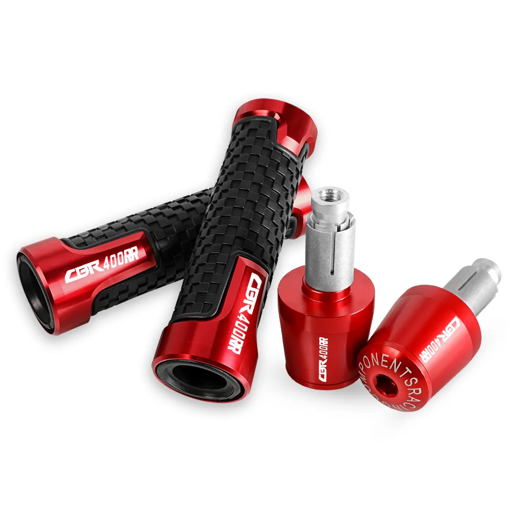 

FOR HONDA CBR400RR 1991 1992 1993 1994 1995 1996 1997 Motorcycle Non-slip Handle Bar Handlebar Grip End Cover Cap Hand Grips CNC